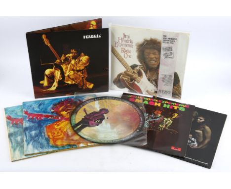 Vinyl records - Jimi Hendrix collection, to include, Live At The Fillmore East, Smash Hits, Woke Up This Morning And Found My
