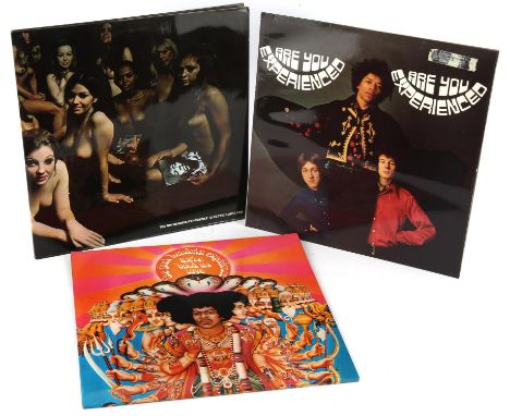 Vinyl records - The Jimi Hendrix Experience LPS, to include, Are You Experienced, Track Records 612001 A1 / B1 Mono laminated