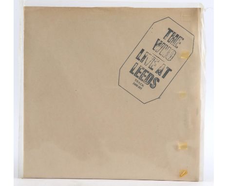 Vinyl record - The Who 'Live At Leeds' (black text). 