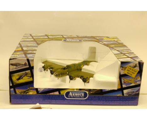 Franklin Mint Armour Collection Boxed Military Aircraft, A 1:48 scale model of  B11B634 B17 bomber Memphis Belle, E, Box G