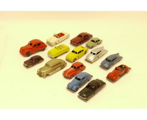 Playworn Clockwork Diecast Vehicles, A group of private models, mostly by Solido, (8) but including other manufacturers such 