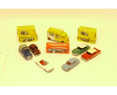 Atlas Editions Dinky and CIJ by Norev, A group of vintage private and commercial models including four boxed CIJ examples by 