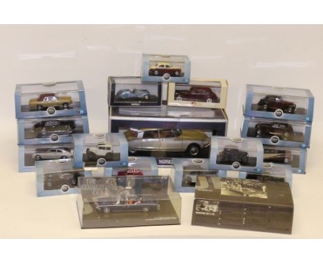 Boxed Minichamps Norev Oxford and Esval, A collection of vintage mostly private vehicles, including, Minichamps 1961 Lincoln 