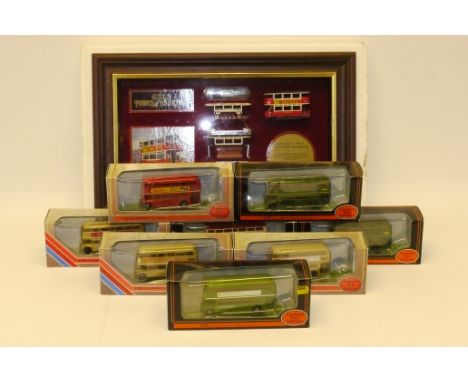 Boxed Exclusive First Editions and Models of Yester Year, A group of fifteen 1:76 scale vintage buses, together with two Matc