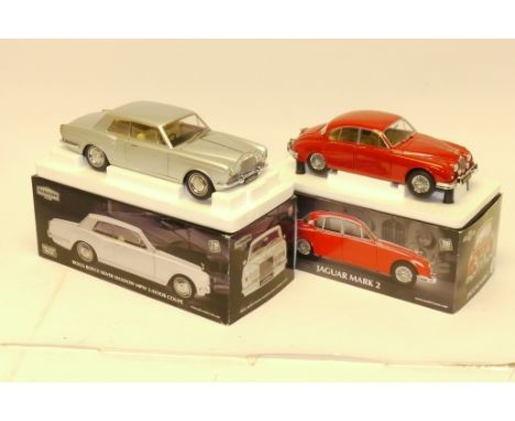 Paragon Models and Model Icons 1:18 Scale Models, A boxed duo comprising Paragon Models, 98201, limited edition 1968 Rolls Ro