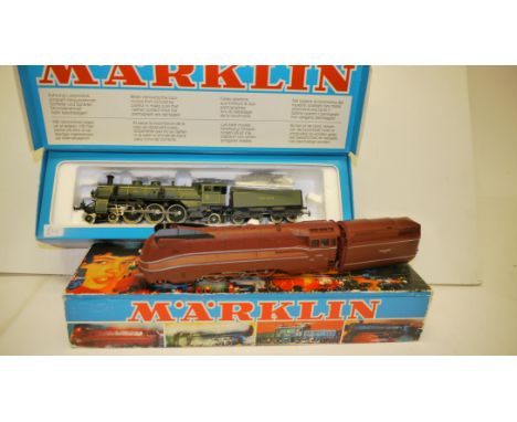 Marklin-Hamo HO Gauge (2-rail) German Pacific Steam Locomotives and Tenders, comprising ref 8392, a K Bay Sts B Pacific no 36