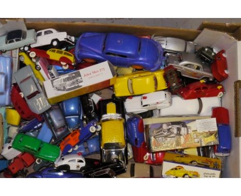 Post-war and Modern Plastic Model Vehicles, A collection of vintage, private and commercial vehicles, in various scales, some