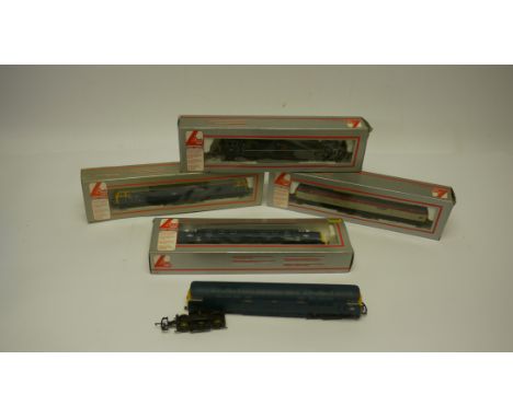 Lima OO Gauge BR Diesel Locomotives, mostly earlier types, with class 55 Deltic no 55 007 'Pinza' and class 47 596 'Aldeburgh