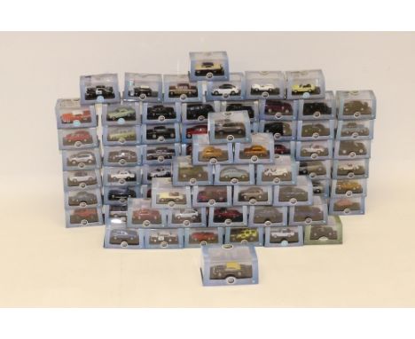 Boxed Oxford Automobile Company Models, A collection of vintage and modern private and commercial vehicles all 1:76 scale in 