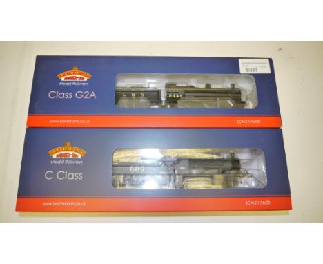 Bachmann 00 Gauge Steam Locomotives, 31-460K C Class 689 SE & CR Wartime grey produced for Bachmann CC and 31-476 Class G2 LM