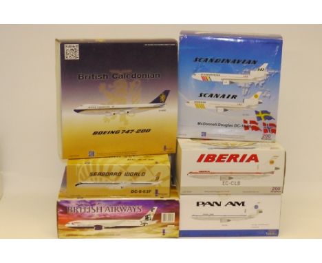 Boxed Civil Aviation Models, A group of 1:1200 scale models some limited edition, by In Flight and Aviation 200 comprising In