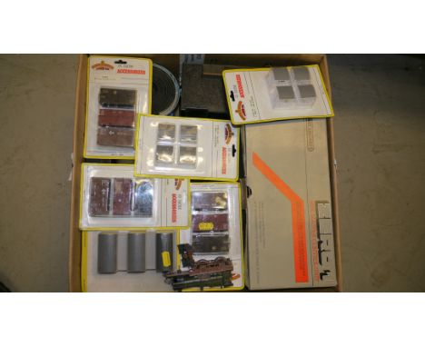 An Assortment of OO Gauge Layout Accessories Controllers and Tools, including several Airfix/Dapol construction kits (2 Railb