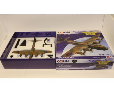 Corgi Aviation Archive, A 1:72 scale limited edition aircraft, AA39503, Short Stirling MK II EF452, HA-O, 218 SQN RAF, 1943, 