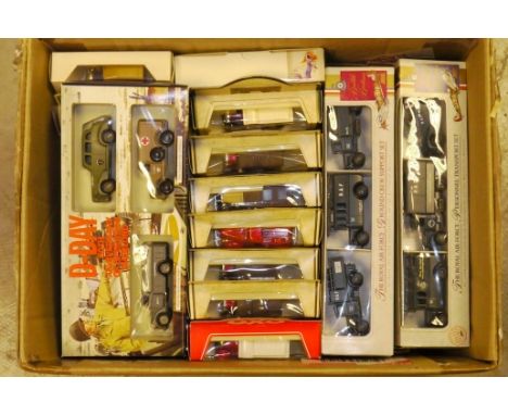 Corgi and Lledo,  A boxed collection of vintage private and commercial vehicles comprising, Corgi Classics and others includi