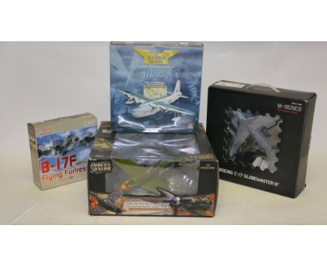 Military Aircraft, A group of boxed examples comprising Corgi Aviation Archive, 48801, RAF Coastal Command Short Sunderland, 