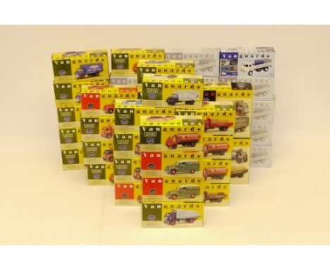 Boxed Vanguards, A collection of 1:43 and 1:64 scale vintage delivery and haulage vehicles, some limited edition, all with co