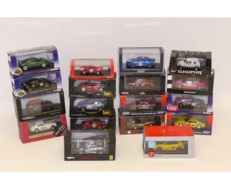 Boxed Competition Vehicles, A collection of 1:43 scale vintage and modern models, some limited edition, comprising examples b