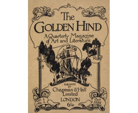 Golden Hind (The): A Quarterly Magazine of Art and Literature, 2 vol. containing No. 1-8 [all published], illustrations, orig