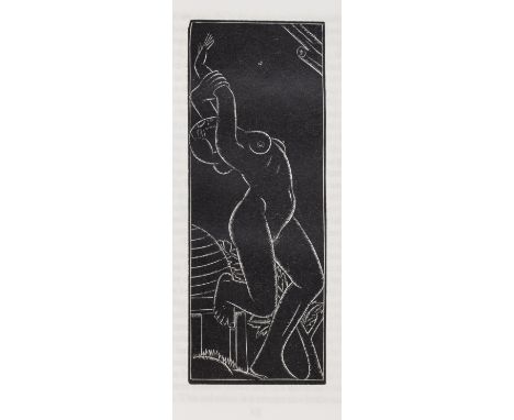 Gill (Eric) Clothing without Cloth, number 497 of 500 copies, full-page wood-engravings by Gill, very lightly offset, origina