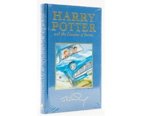 Rowling (J.K.) Harry Potter and the Chamber of Secrets, first deluxe edition, first printing, original cloth with mounted col