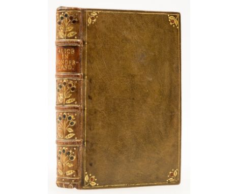 [Dodgson (Charles Lutwidge)], "Lewis Carroll". Alice's Adventure's in Wonderland, illustrations by John Tenniel, crude but li