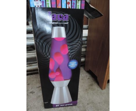 A lava lamp