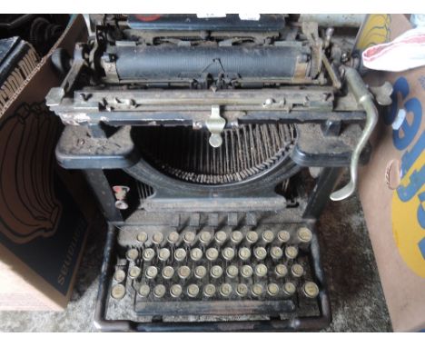 A vintage Remington typewriter