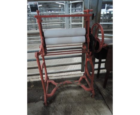 A vintage mangle