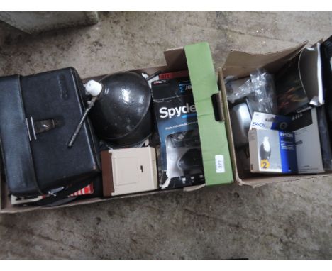 A selection of vintage photographic equipment