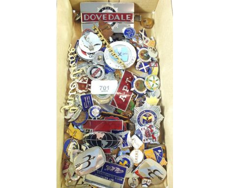 A selection of approximately 105 enamel badges of various interest