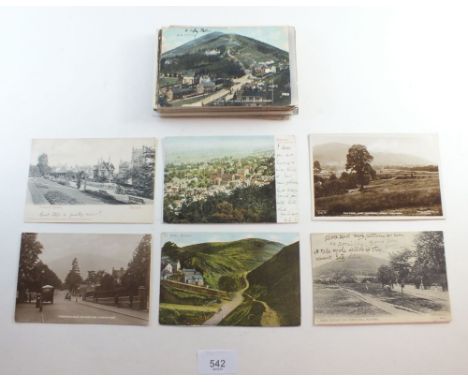 Postcards - Worcesterhire - chiefly Malvern &amp; surrounds including RP Worcester Road, Malvern Link etc (52)
