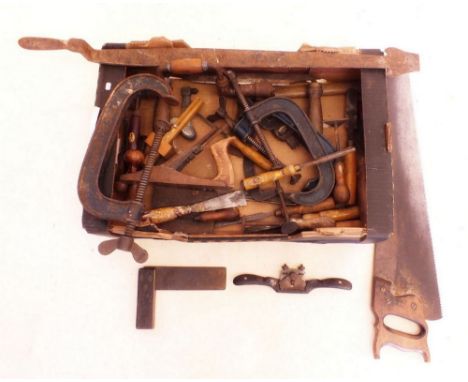 A box of old tools