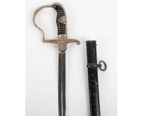 WW2 German Army Officers ‘Prinz Eugen’ Pattern Sword by Carl Eickhorn, Solingen, untouched as found example with gilded alumi