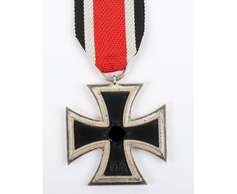 1939 Iron Cross 2nd Class by Hermann Aurich, Dresden, near mint example with fine frosted silver finish to the frame of the a