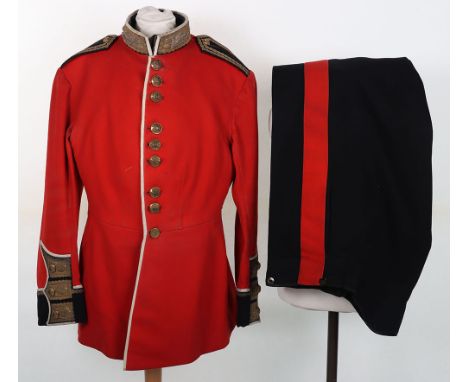 Post 1902 Scots Guards Officers Full Dress Uniform, fine quality possibly Edwardian period, officers full dress tunic with he