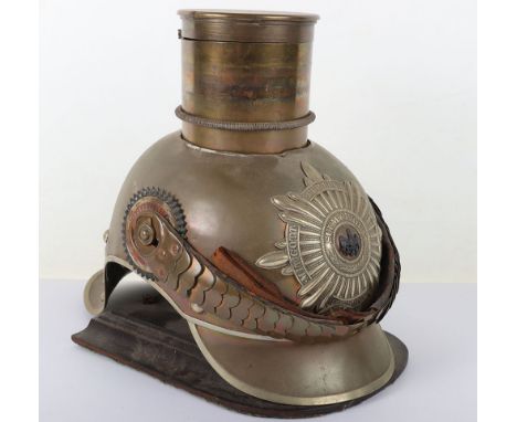 Imperial German Garde du Corps / Garde Kuirassier Parade Helmet Trench Art, being a original other ranks tombak shell, with o