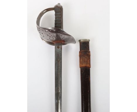 1897 Pattern Infantry Officers Presentation Sword of the Hampshire Regiment, Dated 1926, regulation blade by Conway Williams 