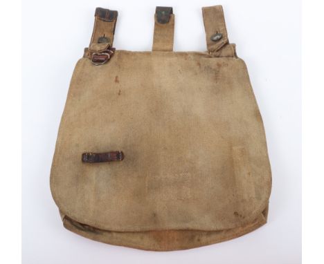 WW1 German Landsturm Infantry Battalion Marked Enlisted Ranks Bread Bag, fine example of a typical WW1 period German bread ba