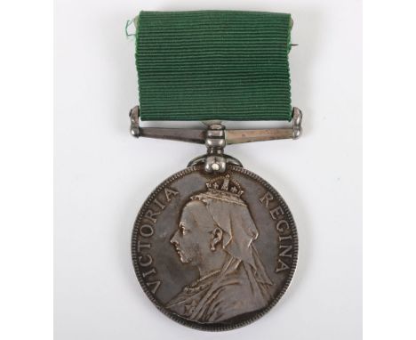 A Victorian Volunteer Long Service Medal to a Colour Serjeant in the 2nd Middlesex Rifle Volunteer Corps, Volunteer Long Serv