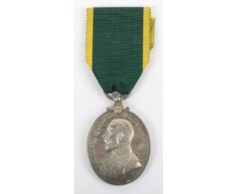 George V Territorial Force Efficiency Medal to the Durham Light Infantry, awarded to “552 CPL R. DIXON 6/DURHAM L.I.” Medal t