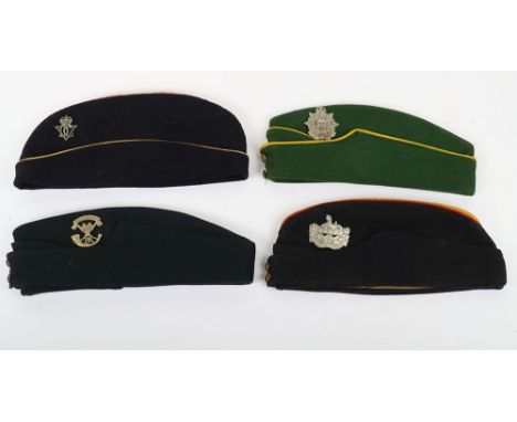 Grouping of British Regimental Field Service / Forage Caps, all being other ranks examples for the Somerset Light Infantry, B