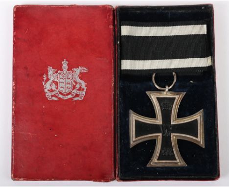 1914 Iron Cross 2nd Class from the State of Wurttemberg, interesting example stamped ‘7’ to the ring. Good percentage of fini