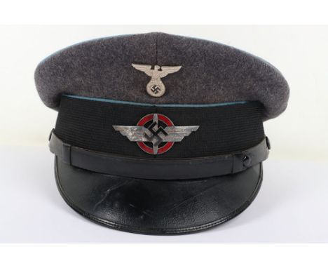 Rare Third Reich D.L.V (Deutsche Luftsportverband) Peaked Cap, superb example of a enlisted ranks cap for the German air spor