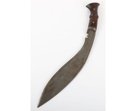 WW1 Ghurkha Kukri, Indian military issue Kukri stamped to blade with broad arrow with ‘I’ and date 1916, no scabbard. General