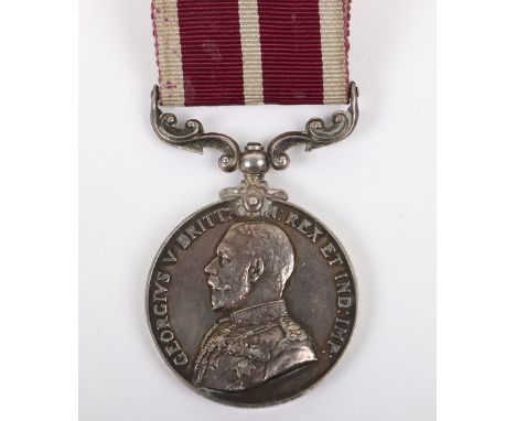 George V Army Meritorious Service Medal (M.S.M) Royal Garrison Artillery, medal awarded to “23282 BMBR P MOFFITT R.G.A”. Meda