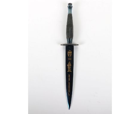 Falklands War 25th Anniversary 1982-2007 Commemorative Fairbairn Sykes (F.S) Commando Knife, good example of the commemorativ