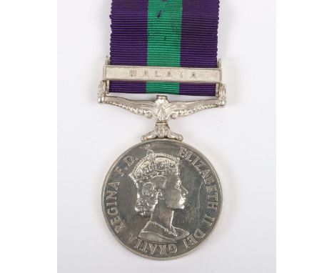 Elizabeth II General Service Medal 1918-61 Royal Army Ordnance Corps, example with single clasp MALAYA awarded to “23471851 P