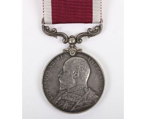 Edward VII Army Long Service Good Conduct Medal Royal Irish Fusiliers, awarded to “3307 C.SGT E CALLACHER RL IRISH FUS”. Meda