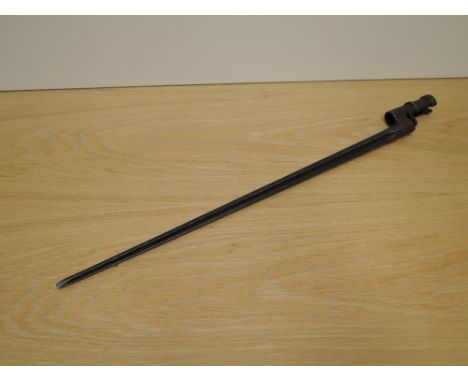 A 1930's Russian Mosin-Nagant M1891/30 Bayonet, no scabbard, blade length 43cm, overall length 50cm