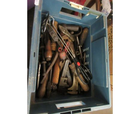 Box containing quantity various tools